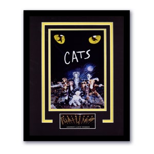 Andrew Lloyd Webber &quot;Cats&quot; Composer AUTOGRAPH Signed Framed 11x14 Display D