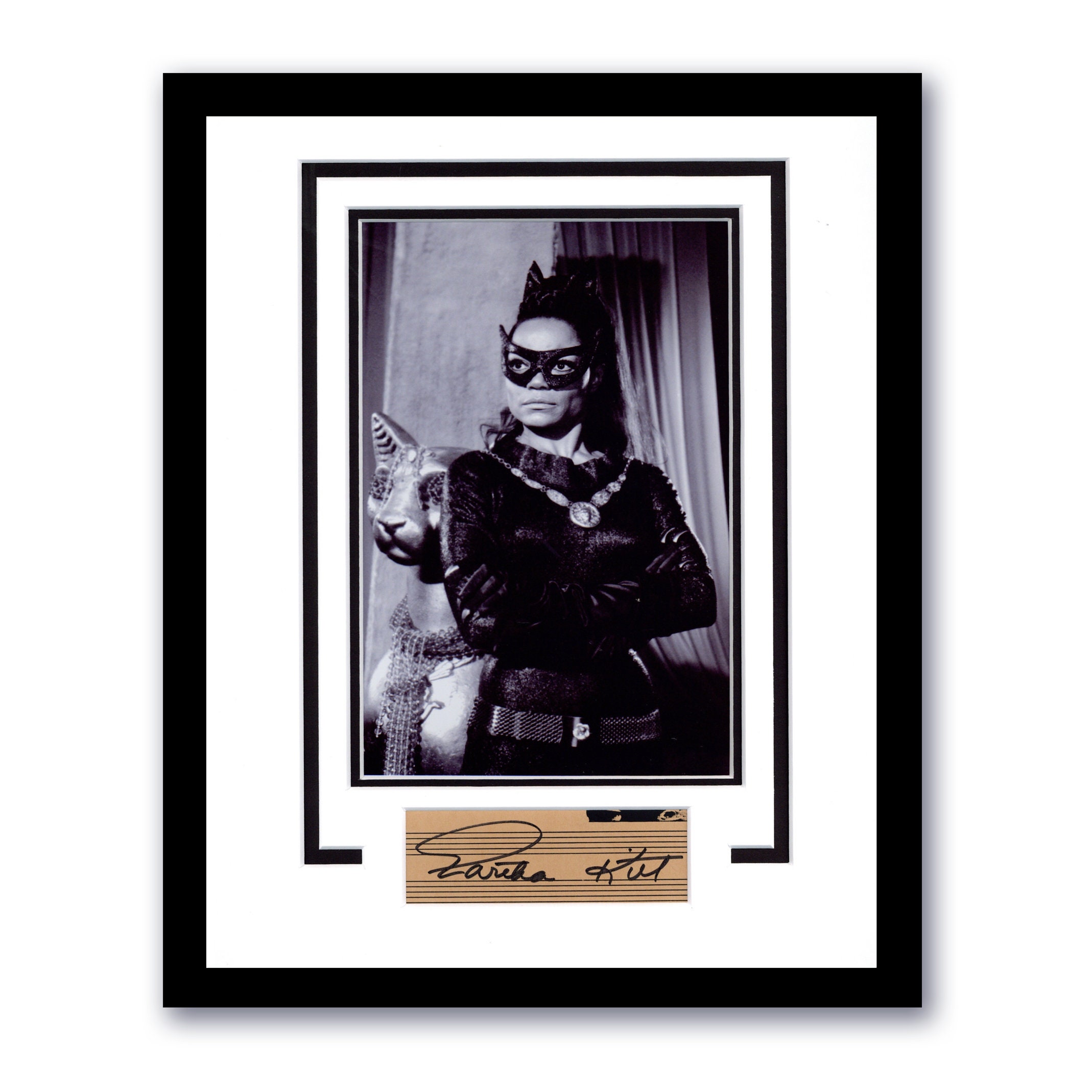 Eartha Kitt batman AUTOGRAPH Signed TV 'catwoman' Framed 11x14 Display