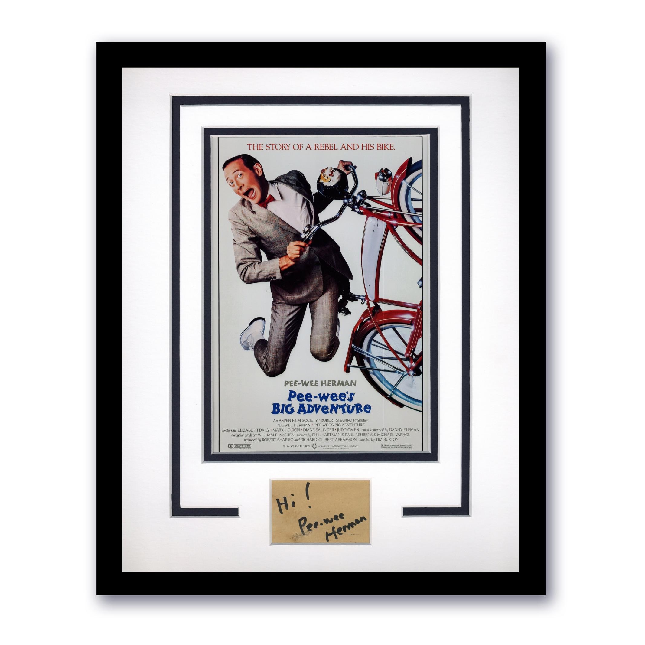 Pee Wee Herman Autograph