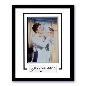 Julie Andrews &quot;Mary Poppins&quot; AUTOGRAPH Signed Custom Framed 11x14 Display B