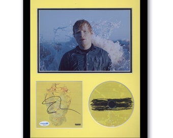 エド・シーランのサイン入りシヴァーズCDジャケット - Etsy 日本