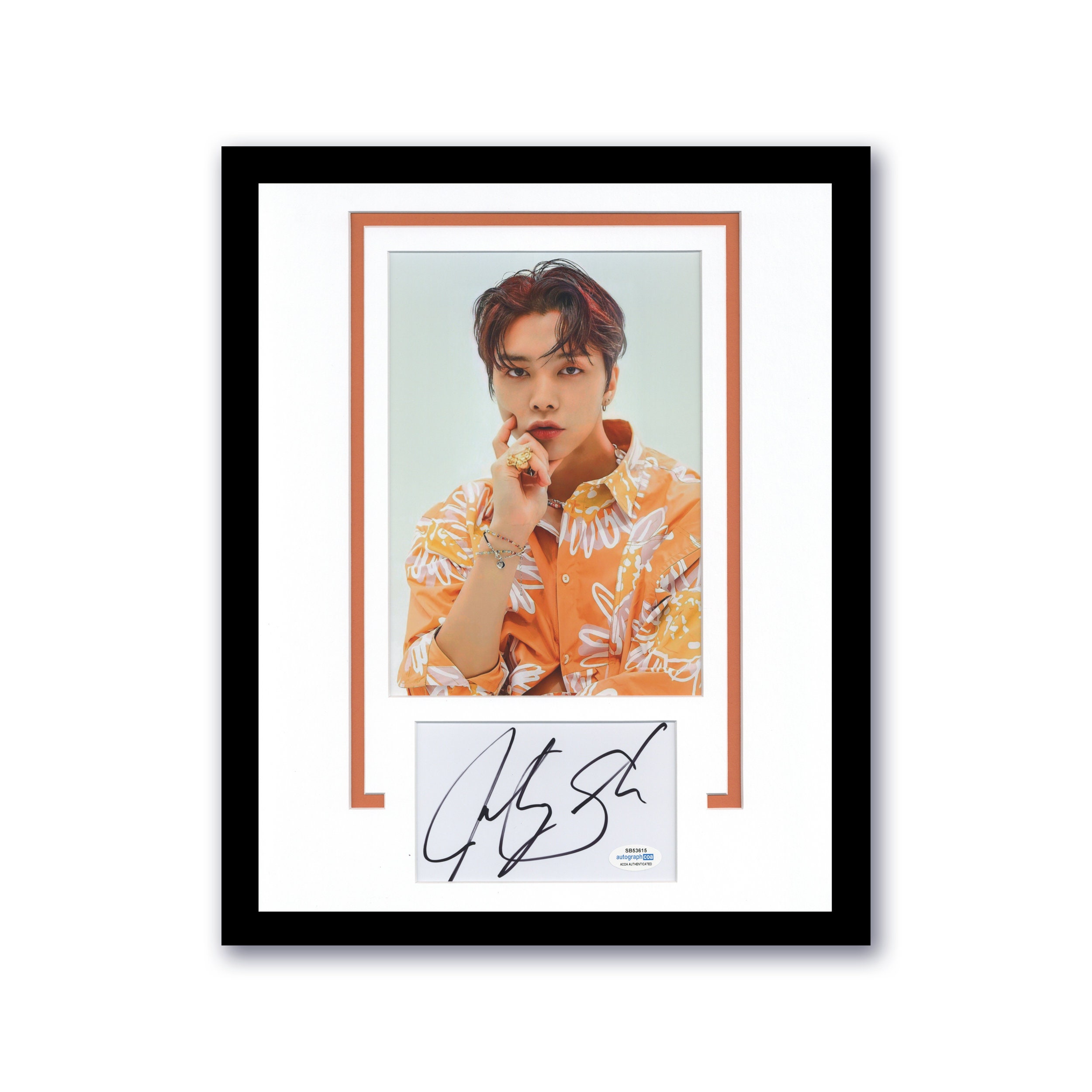 NCT 127 ジョンウ 直筆サイン チェキ ポスター セット Johnny Suh AUTOGRAPH Signed NCT 127 U Custom Framed 11x14 Matted