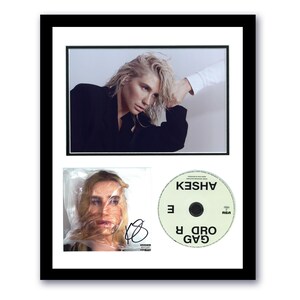 Kesha &quot;Gag Order&quot; AUTOGRAPH Signed Photo Framed 11x14 CD Display B