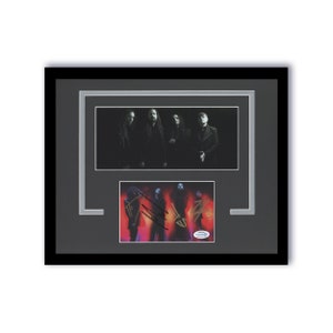 Korn &quot;&quot;Requiem&quot;&quot; AUTOGRAMM signiertes Foto Individuell gerahmtes 11x14 mattiertes Display C