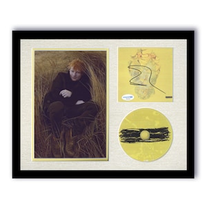 Ed Sheeran &quot;Subtract&quot; AUTOGRAPH Signed Photo Framed 11x14 Custom Display B