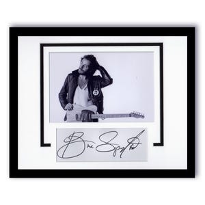 Bruce Springsteen &quot;Born to Run&quot; AUTOGRAPH Signed Photo Framed 11x14 Display