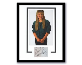 Candace Cameron "Full House" AUTOGRAPH Signed Custom Framed 11x14 Display