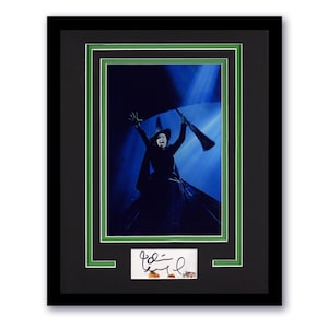 Idina Menzel &quot;Wicked&quot; AUTOGRAPH Signed Defying Gravity Framed 11x14 Display B