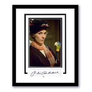 Julie Andrews &quot;Mary Poppins&quot; AUTOGRAPH Signed Custom Framed 11x14 Display H