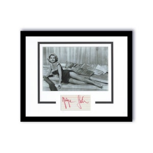 Zsa Zsa Gabor AUTOGRAPH Signed Photo Custom Framed 11x14 Matted Display