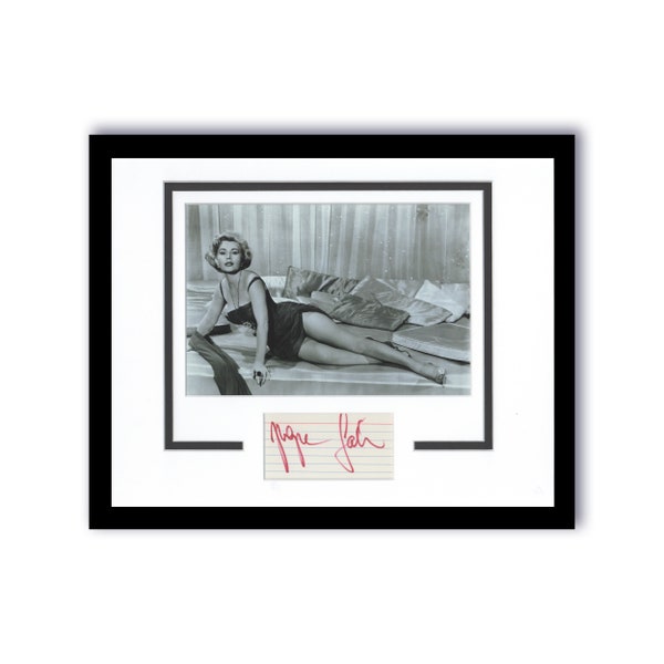 Zsa Zsa Gabor AUTOGRAMM Signiert Foto Custom Gerahmt 11x14 Matted Display