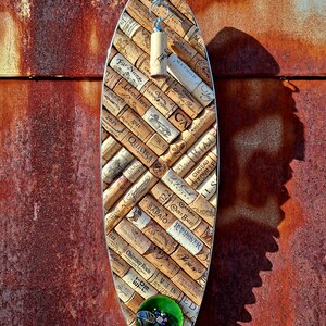 Surf's Up Wine Cork Bulletin Board