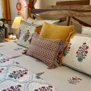 Fodera per cuscino con frange Boho multicolore / Cuscino colorato a zigzag / Cuscino geometrico per tiro lombare / Boho Home Decor / Decorazioni estive / immagine 6