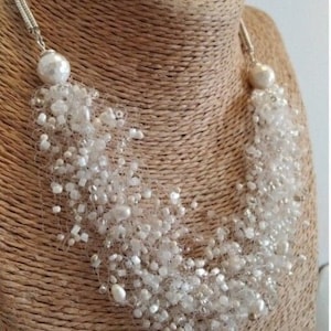 Beautiful freshwater pearl necklace.