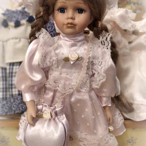 Vintage Porzellanpuppe.