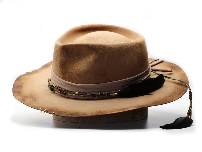 Tiny Rascal Hat Handmade Fedora RASCAL - Hat - Festival Hat - Wide Brim Hat - Hat Women ...