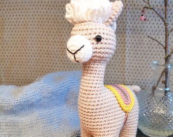 PDF crochet instructions for the alpaca "Sunny" in German