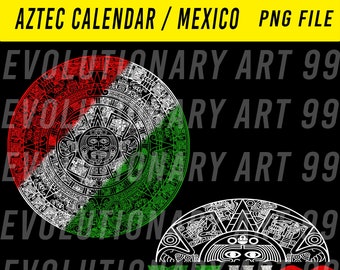 aztec calendar / mexico - SOLO DESCARGA DIGITAL - archivos png