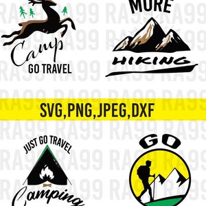Go Hiking SVG, svg Files for Cricut , Adventure svg, Instant Download, Svg trending,Outdoor svg