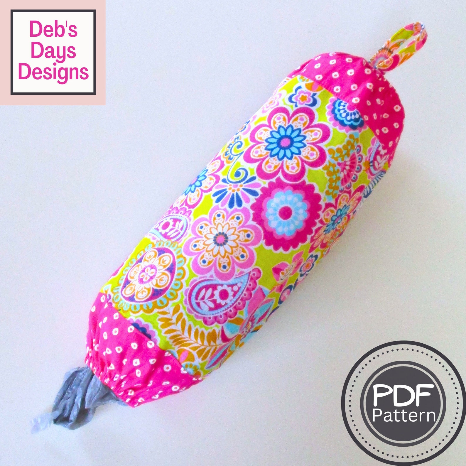 Decorative Grocery Bag Holder PDF SEWING PATTERN, Digital Download, How ...