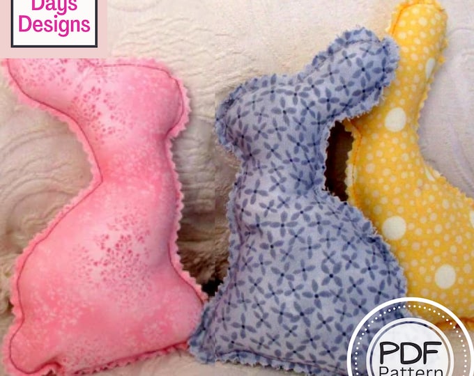 Easter Bunny Garland PDF SEWING PATTERN, Digital Download, How to Make ...