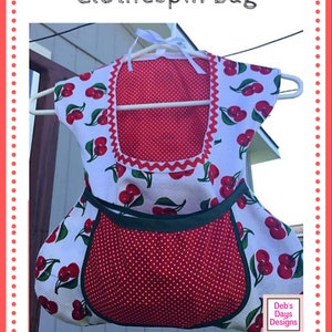 Clothespin Dress Bag PDF SEWING PATTERN Instant Digital - Etsy