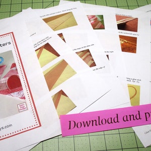 Valentine's Day Quilted Crafts PDF SEWING PATTERN Bundle, Digital Download, How to Make Simple Fabric Projects, February Decor Tutorial image 2