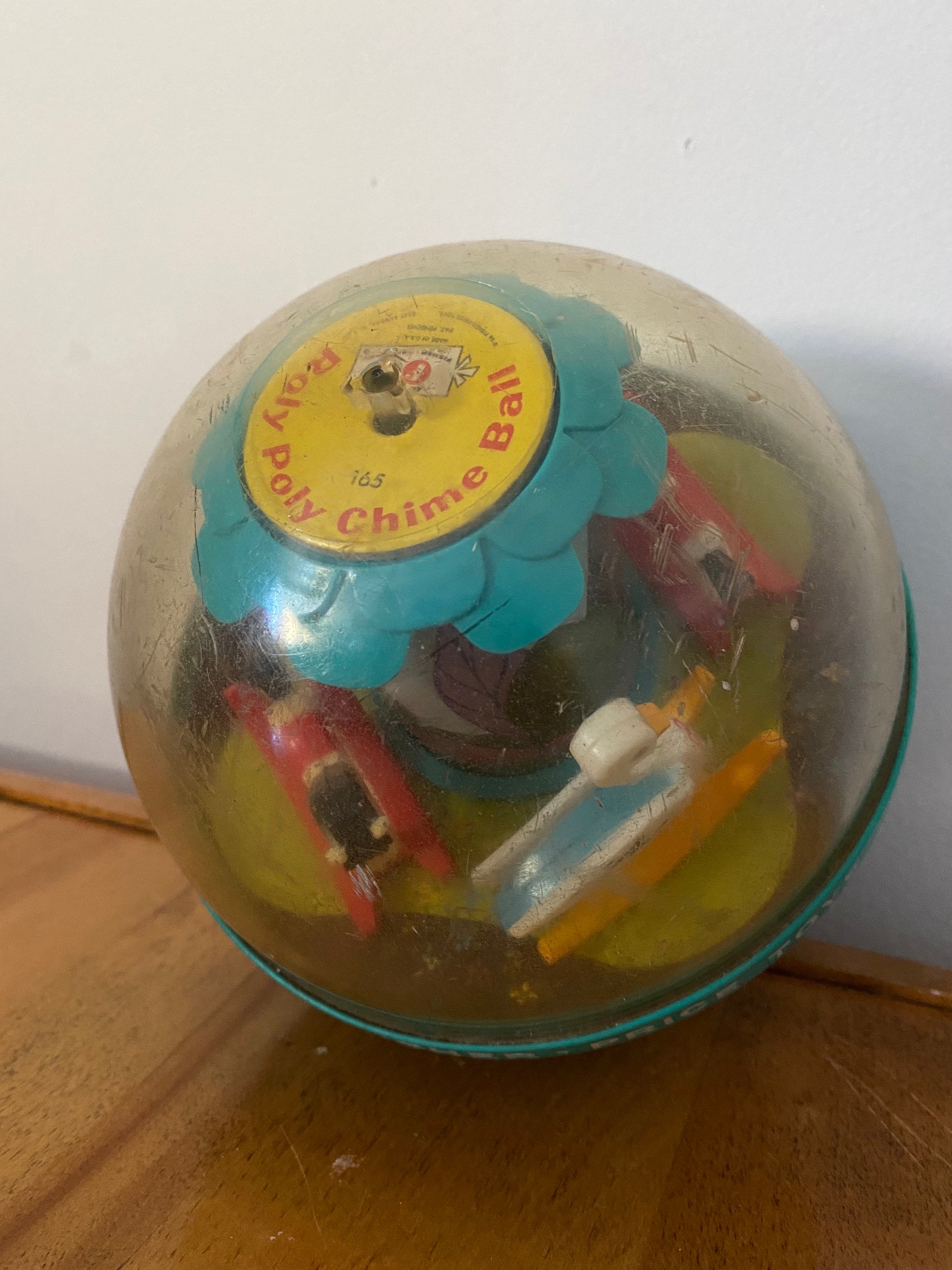 Vintage 1966 Fisher Price Roly Poly Chime Ball 165 juguete Etsy
