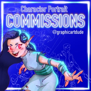 Anime | Stylized | Cartoon Character | D&D RPG Character | Art Digital Commission (OPEN)