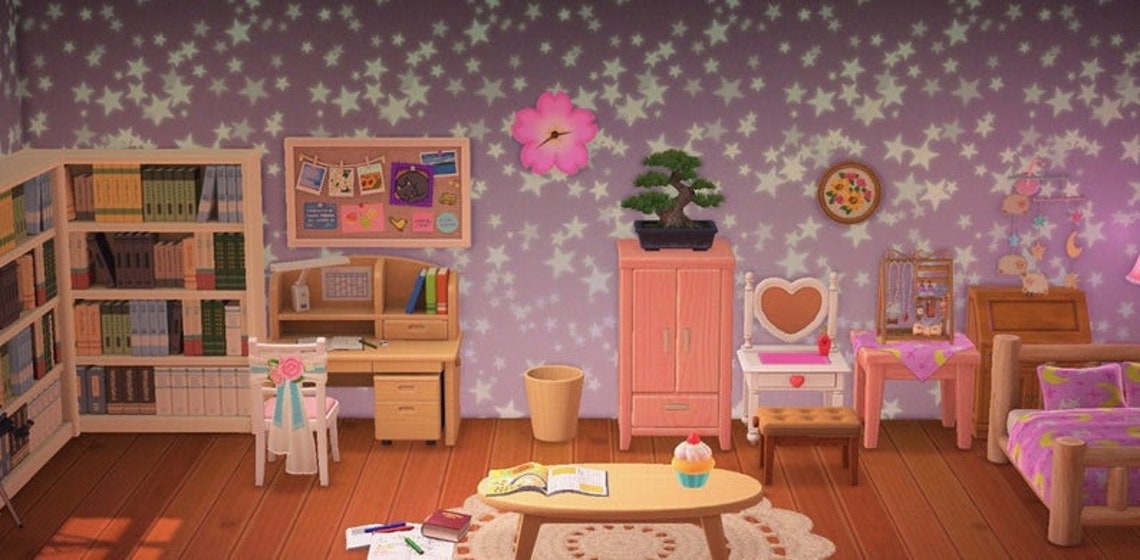 ACNH items and sets. Awesome cute bedroom Set Cheapest on Etsy