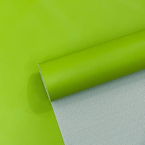 Lime Green Marine Vinyl Fabric Sold By The Yard, Faux Leather Pleather Upholstery-Auto-Boat 54&quot; Width Waterproof PVC Anti-UV Commercial