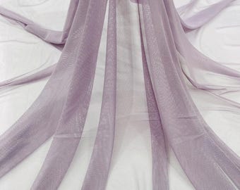 Orchid Power Mesh Fabric, 4-Way Stretch, 60" Wide, By The Yard