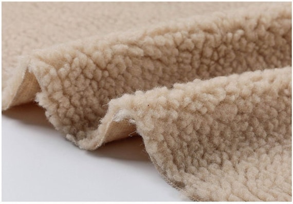 Sherpa Fleece Fabric Super Soft Stretch Material Home Decor Plush 60 Wide