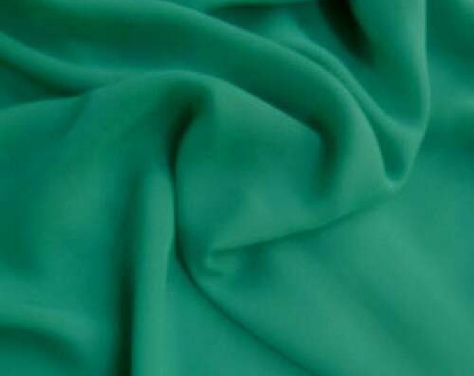 Teal Green Hi Multi Chiffon Fabric, Chiffon Fabric By The Yard 58-60"Inch By The Yard