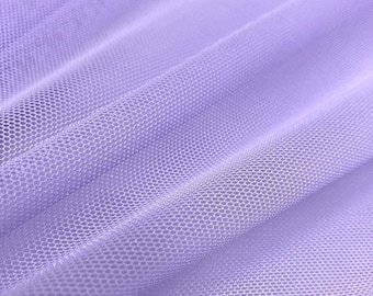 Lilac Power Mesh Fabric 60&quot; Wide, Sold By The Yard ( Many Colors ) Free Shipping