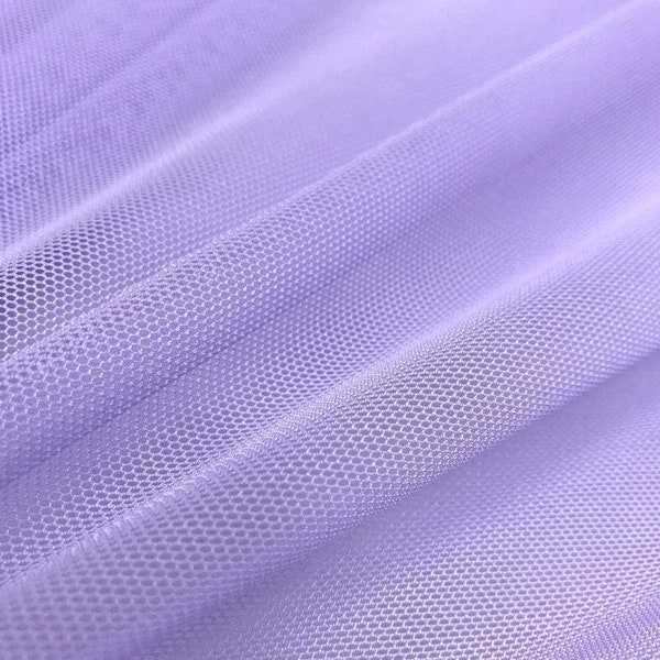 Lilac Power Mesh Fabric 60" Wide, Sold By The Yard ( Many Colors ) Free Shipping