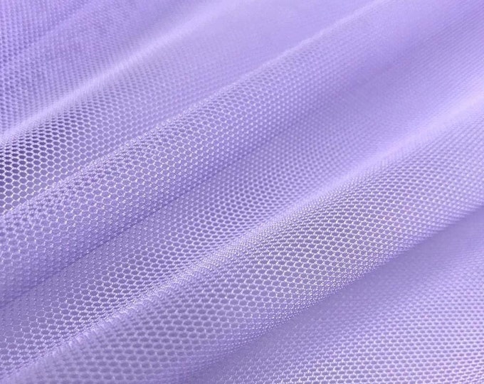 Lilac Power Mesh Fabric 60" Wide, Sold By The Yard ( Many Colors ) Free Shipping