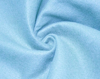 Baby Blue Acrylic Felt 72” Wide School Craft Poker Table Fabric Sold By Yard