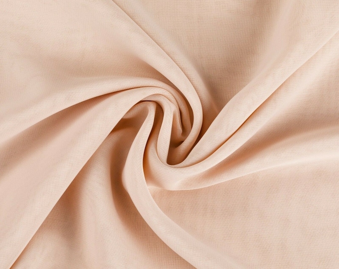 Blush Hi Multi Chiffon Fabric, Chiffon Fabric By The Yard 58-60"Inch By The Yard
