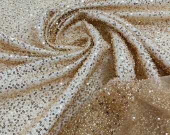 Skin Gold 3D Beaded Lace Fabric | by the yard | heavy Sequin bead Lace for Bridal Wedding Dress, Embroidery  Handmade Lace, Beads on a Mesh