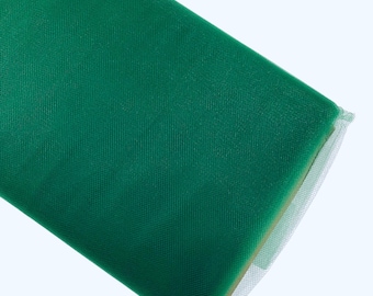 Hunter Green Tulle Fabric Bolt: 54" Wide, 40 Yards - Wedding & Decoration