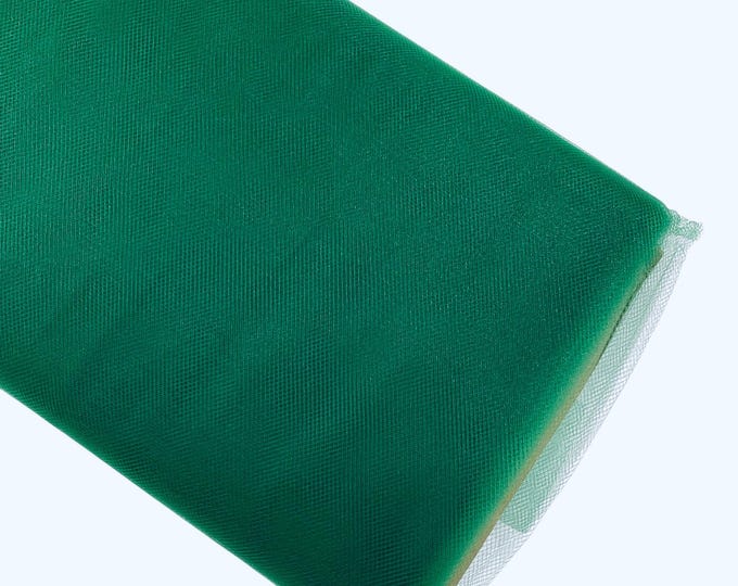 Hunter Green Tulle Fabric Bolt: 54" Wide, 40 Yards - Wedding & Decoration