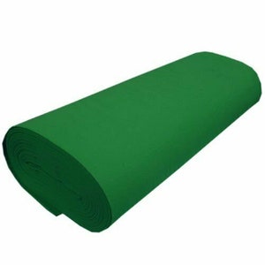 Feltro acrílico verde esmeralda de 72" tecido de mesa de pôquer artesanal escolar de largura vendido por jarda