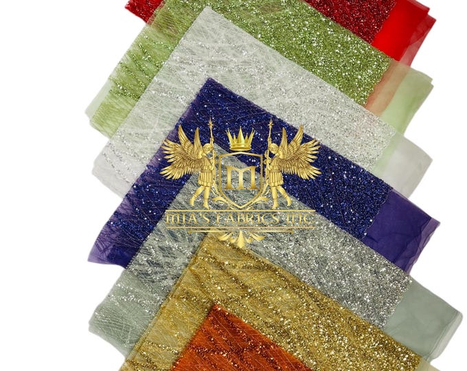 Beaded Fabric Sold By The Yard, Fashion Design Beads and Sequins, Beaded Fabric Embroidered on a Mesh Lace,Wedding,Bridal,Dress
