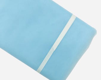 Light Blue Tulle Fabric Bolt: 54" Wide, 40 Yards - Wedding & Decoration