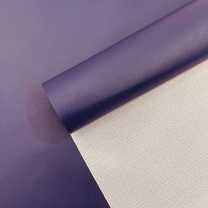 Purple Marine Vinyl Fabric Sold By The Yard, Faux Leather Pleather Upholstery-Auto-Boat 54&quot; Width Waterproof PVC Anti-UV Commercial