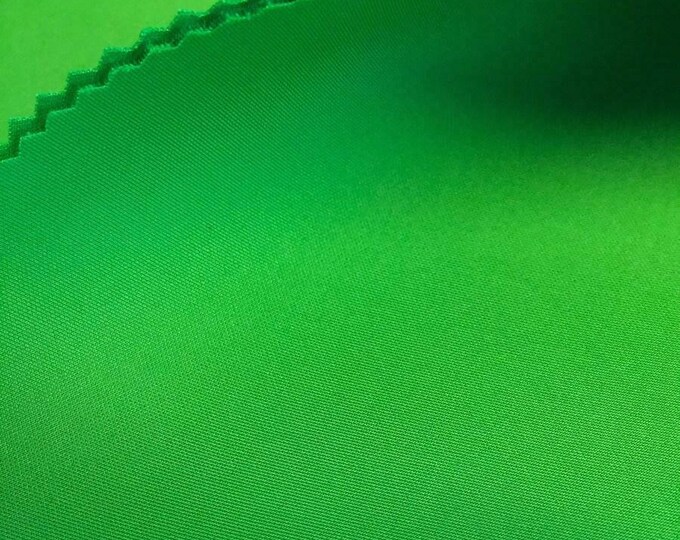 Mia's Fabrics Inc, Scuba Fabric - Emerald Green - Neoprene Polyester Spandex 58/60" - Nylon Spandex Fabric Sold By The Yard (Pick a Size)