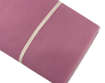 Muave Tulle Fabric Bolt: 40 Yards, Soft Polyester Diamond Netting