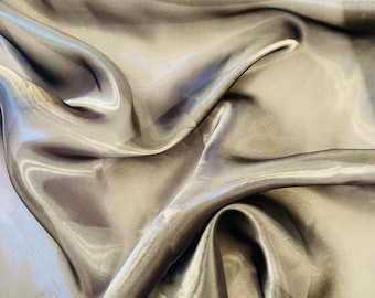 Black Liquid Organza Fabric: Glossy Bridal Organza Apparel Decor, 60" Wide By The Yard