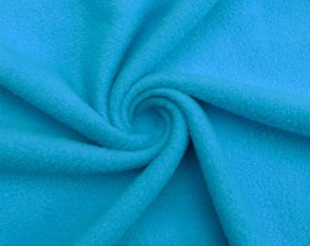 Turquoise 2 Soft Anti-Pill Polar Fleece Fabric: 60" Wide, Sold by The Yard